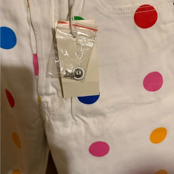 Mnml White and multi-coloured polka dot jeans 30 #polkadot - Picture 2 of 9